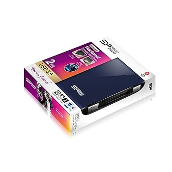 シリコンパワー ポータブルHDD 2TB 2.5インチ USB3.0/2.0対応 耐衝撃 防水 Armor A80 SP020TBPHDA80S3B Amazon | シリコンパワー ポータブルHDD 2TB 2.5インチ USB3.0
