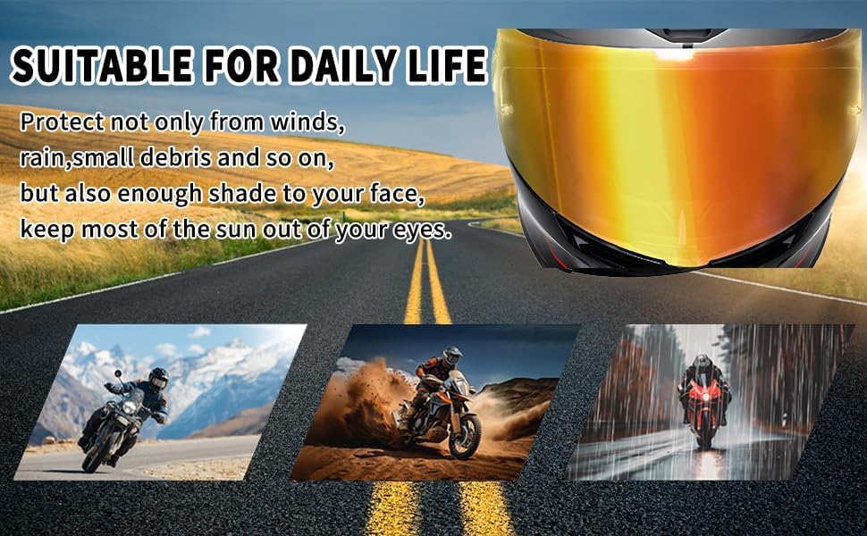 Image of AGV K6 and K6S Visor (Gradient Gold)