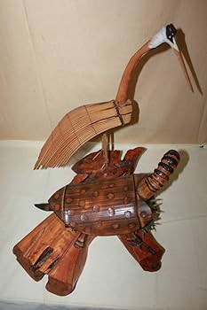 天然木の鶴・亀の置物 天然木の鶴・亀の置物 Yahoo!オークション - 鶴亀 置物 ツル