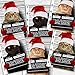 Purrpetrator Santa Cats Holiday Card Assortment Pack / 24 Christmas Cats Greeting Cards and Envelopes / 3 Bad Santa Kitten Designs With Message Inside
