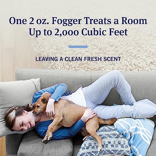 Image of PetArmor Home Fogger, Kills Fleas, Ticks, Mosquitoes & Other Listed Insects, Helps Eliminate Pet Odor, Clean Fresh Scent, Protects for 7 Months, 3 2oz Canisters