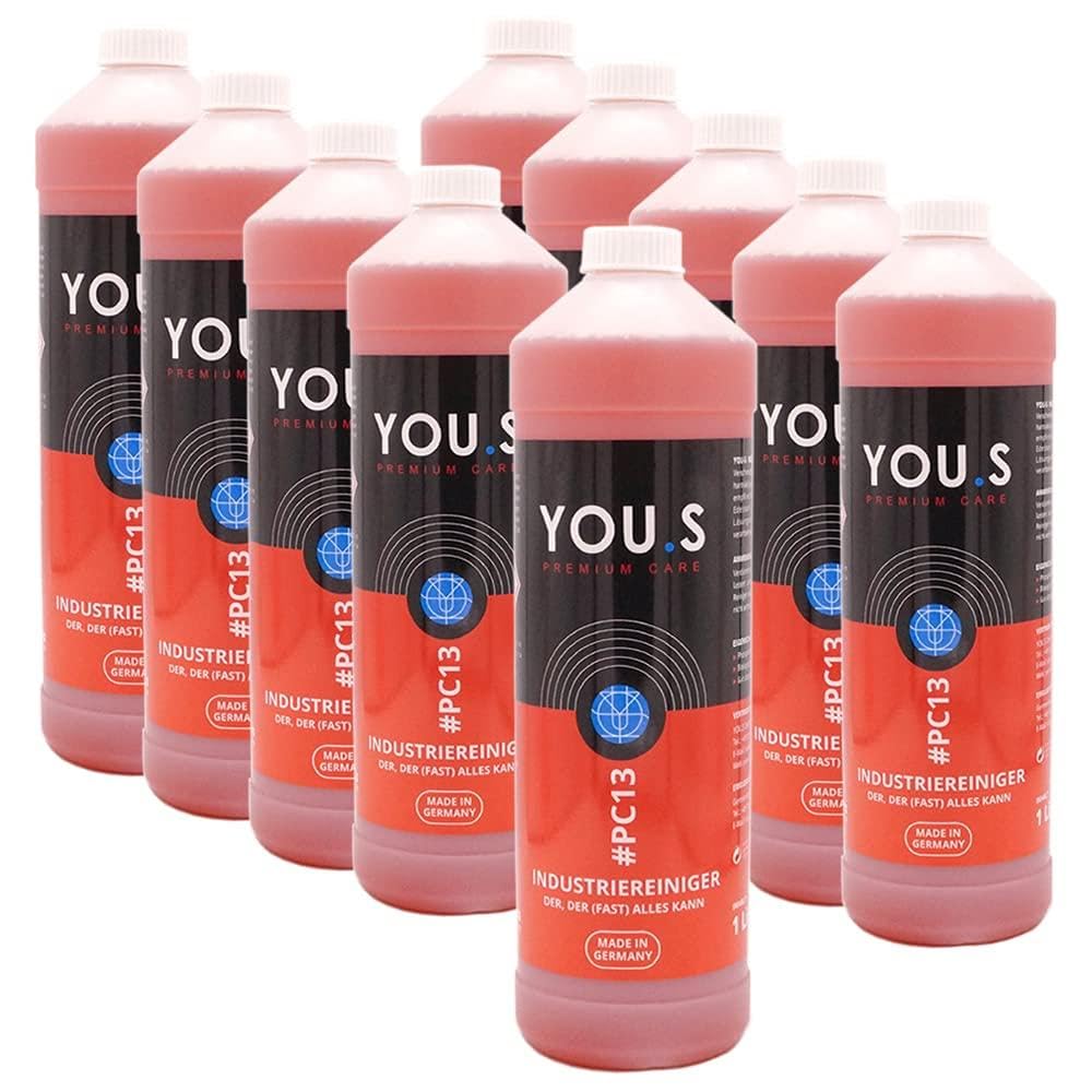 YOU.S Premium Care Industriereiniger Allzweckreiniger Bodenreiniger Konzentrat - 10x 1000 ml