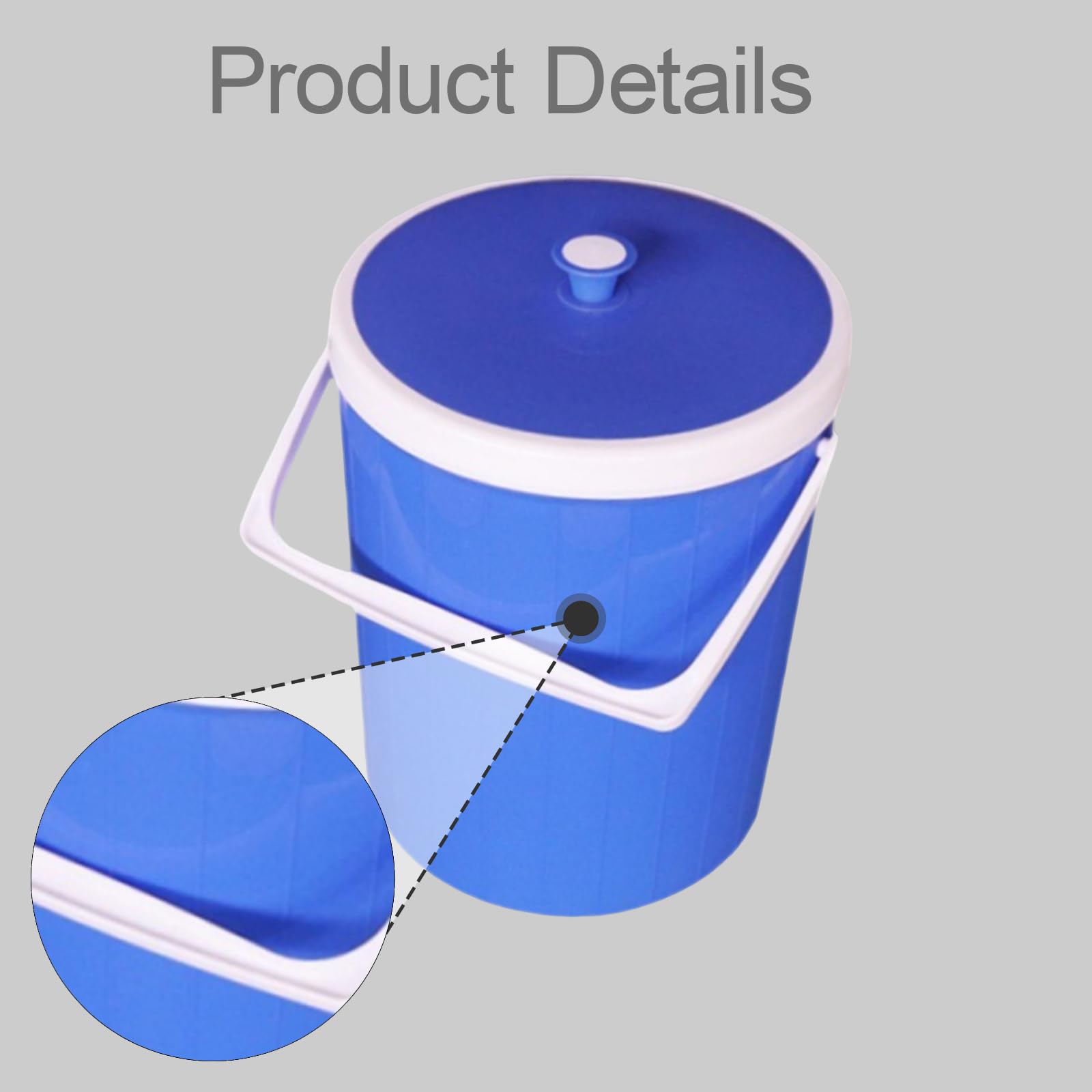 Harilla Cubo de Almacenamiento Isotérmico de Calidad, Fácil de Limpiar, Práctico Y Cómodo de Usar, con Asa Y Gran Capacidad.
