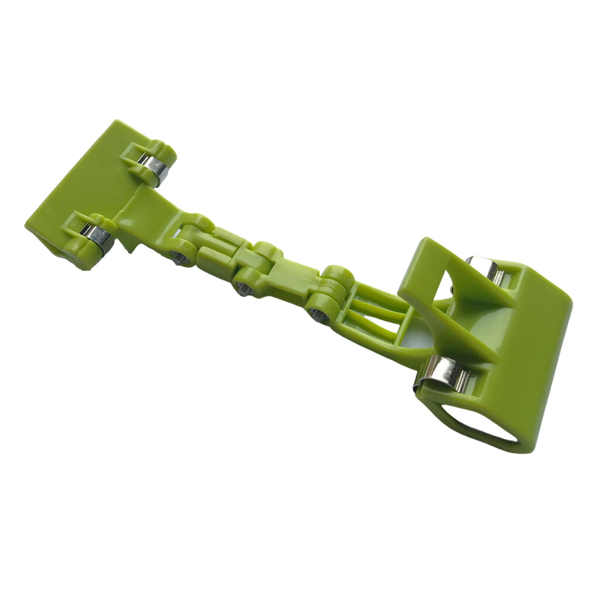 CompleteShopfittings 5x Green Rotated Plastic Clip On Card Holder for Clothes Rails Sell Pop Sign Ticket Card Holder