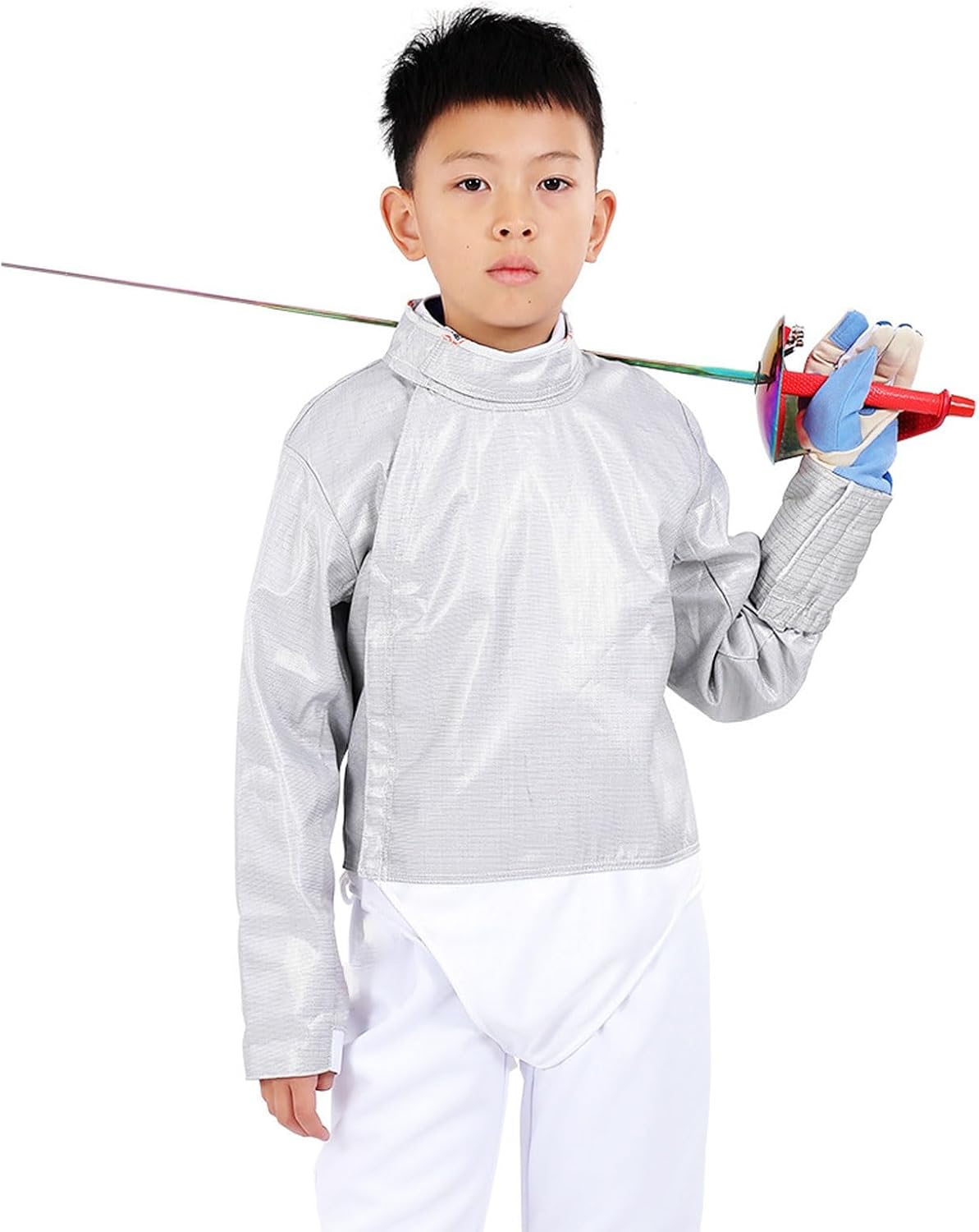 Fencing Jacket, Protective Suit for Men Women, Protective Gear for Sabre Fencing, Fencing Gear, Left hand