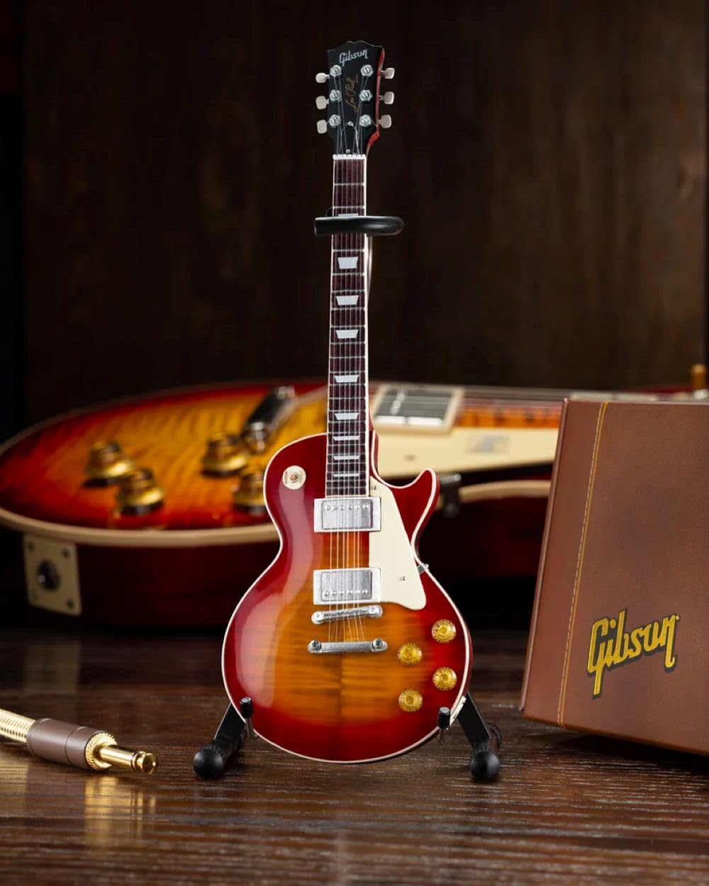 Gibson 1959 Les Paul Standard Cherry Sunburst Mini gitara replika kolekcjonerska