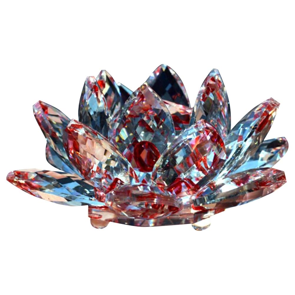 CTRLZS B Crystal Flower Figurine Decor Glass Craft Collection Paperweight Table Ornaments Souvenir Gift