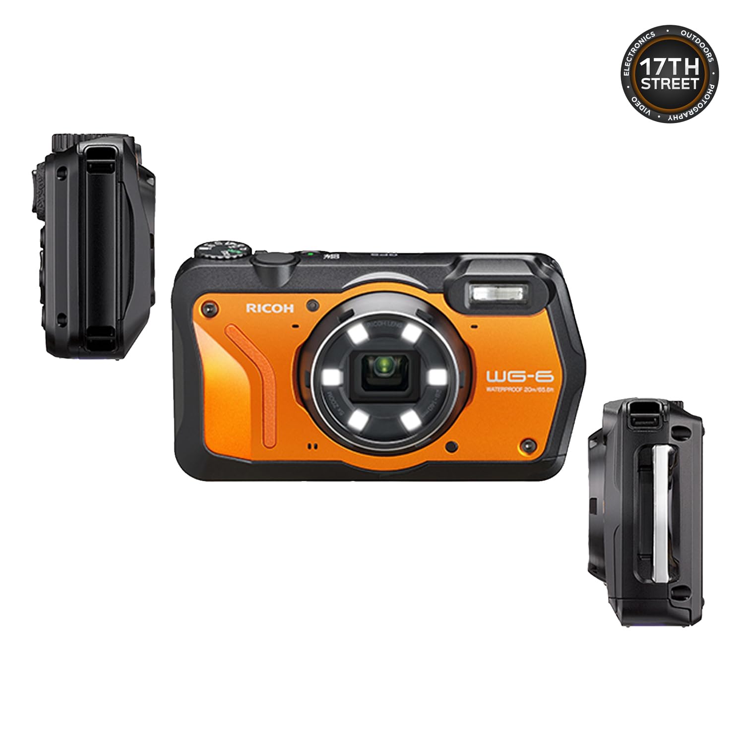 RICOH WG-6 オレンジ Amazon.com : RICOH WG-6 Versatile 20MP Digital Camera with Durable