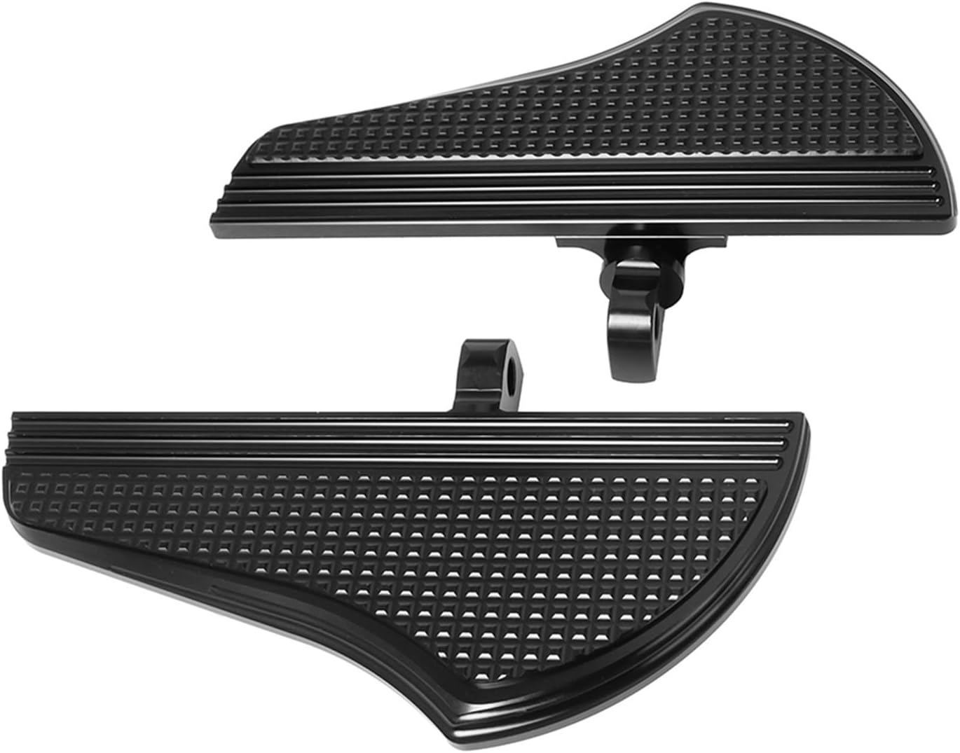 Motorcycle Floorboards CNC Mount Foot Rest Pegs For Harley Touring Softail, Black