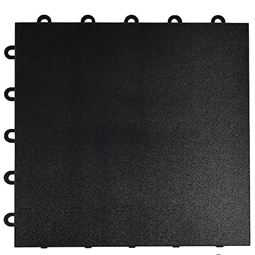Greatmats Portable Dance Floor 1x1 Ft Tile 26 Pack Black