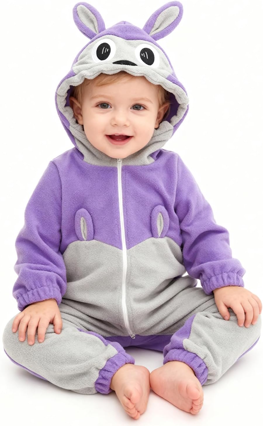 babygoal Baby Christmas Bunting Bodysuit Outfit, Hooded Animal Onesie Costume, Newborn Toddler Romper Jumpsuit