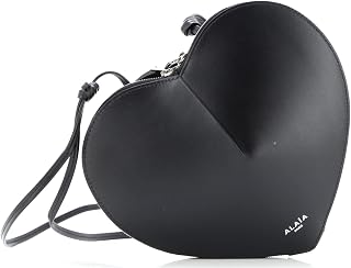 Pre-Loved Le Coeur Shoulder Bag Leather, Black