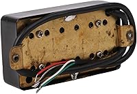 Vista 3 de Yibuy Black 50mm/52mm Bridge & Neck Humbucker Pickups Set for Electric Guitar Set of 2