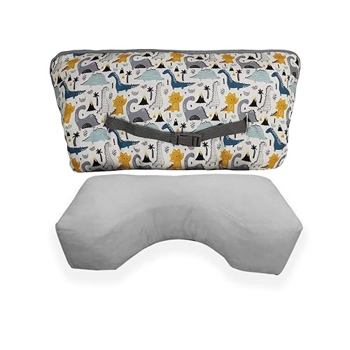 Miniatura 22 de Funda para carrito de compras para bebé/niño pequeño con almohada, acogedora funda para silla alta, color rosa