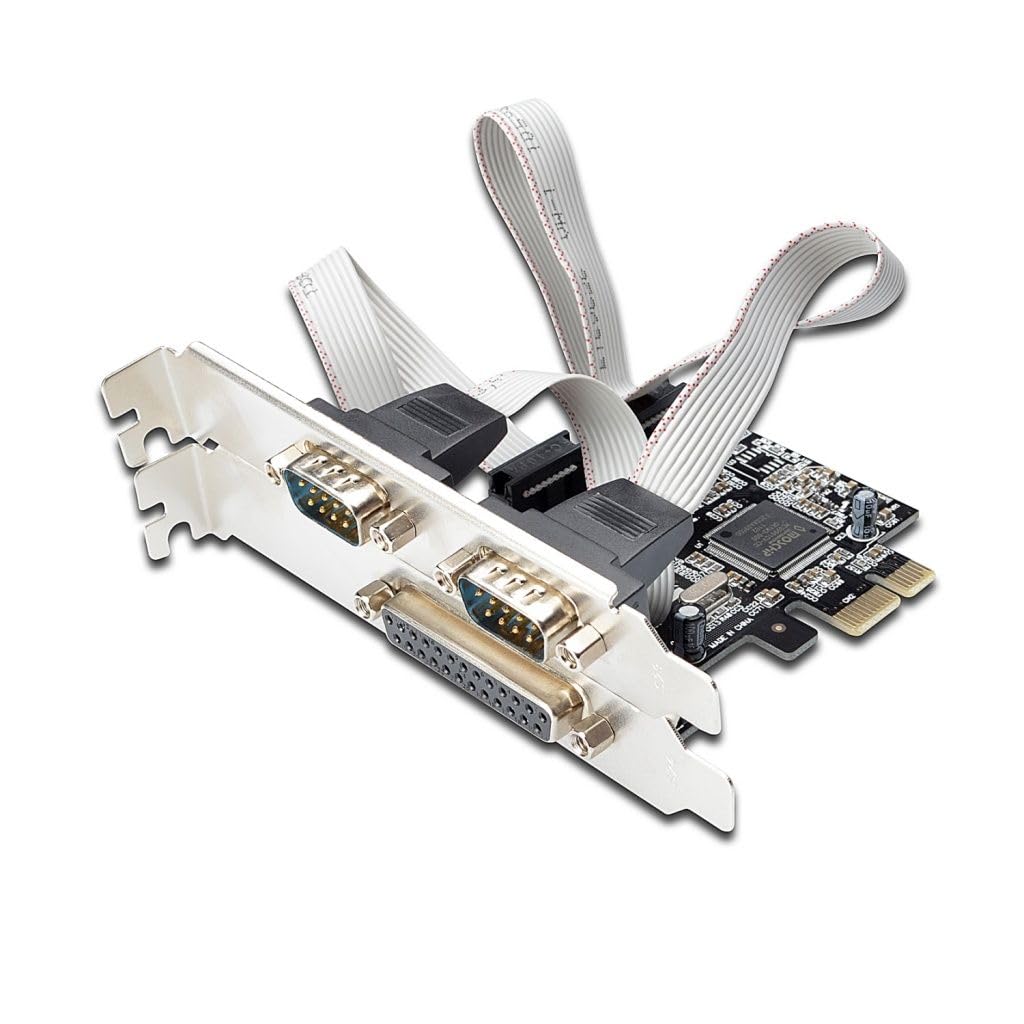Ewent EW1158 Tarjeta y Adaptador de Interfaz Paralelo, De Serie, VGA Interno