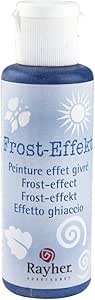 Rayher 38100374 FrostEffektFarbe, Flasche 50 ml, azurblau Amazon.de