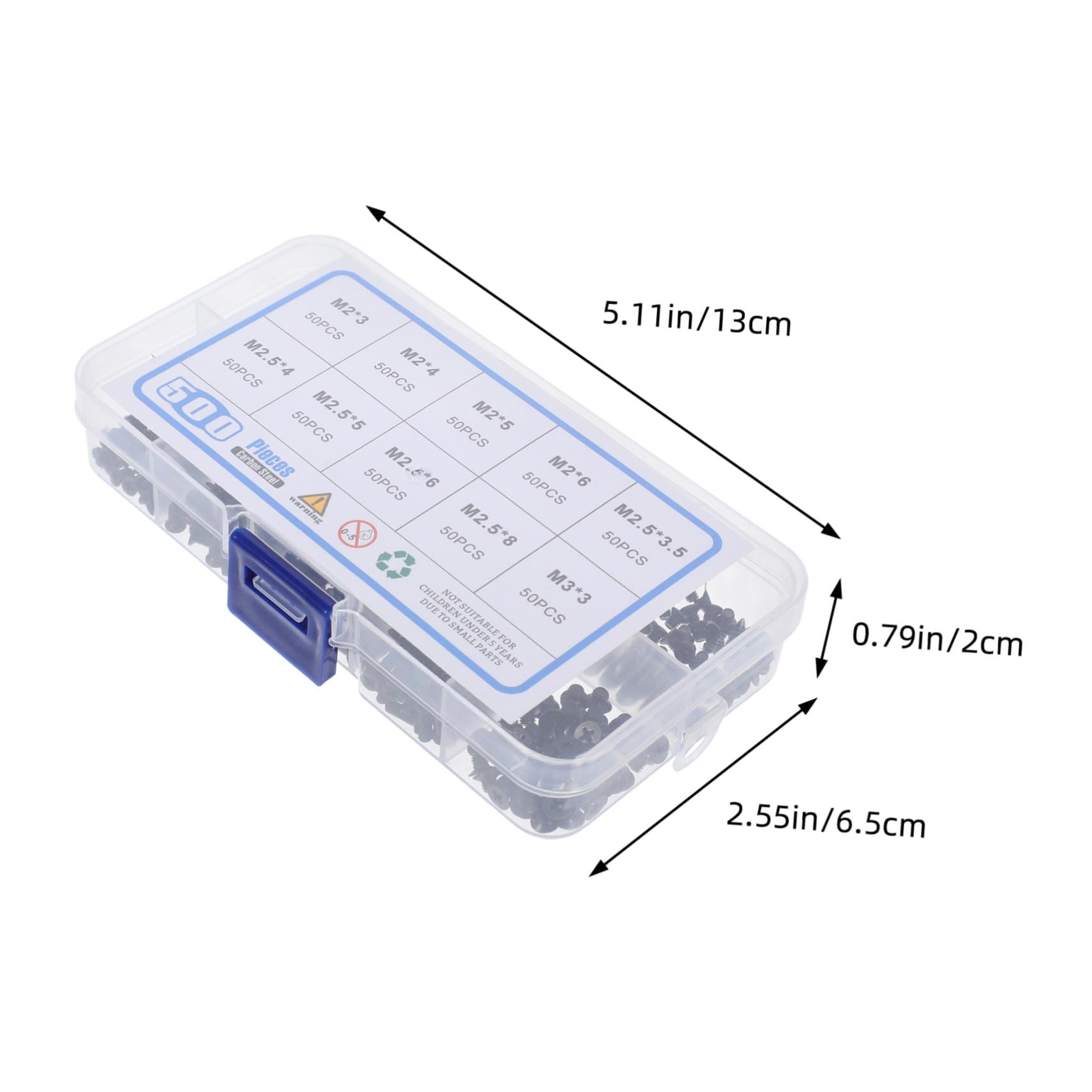 KONTONTY 1Set Laptop Repair Screw Flat Head Countersunk Screws for SSD Hard Drive Power Supply Graphics Card Motherboard and Fan Maintenance
