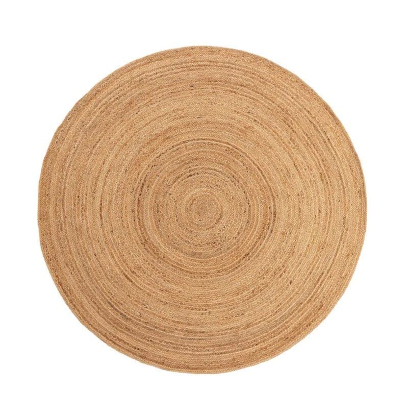 その他 jute rug 2525 circle Buy Durrie India Handwoven Braided Jute Rug, Round Area Rug