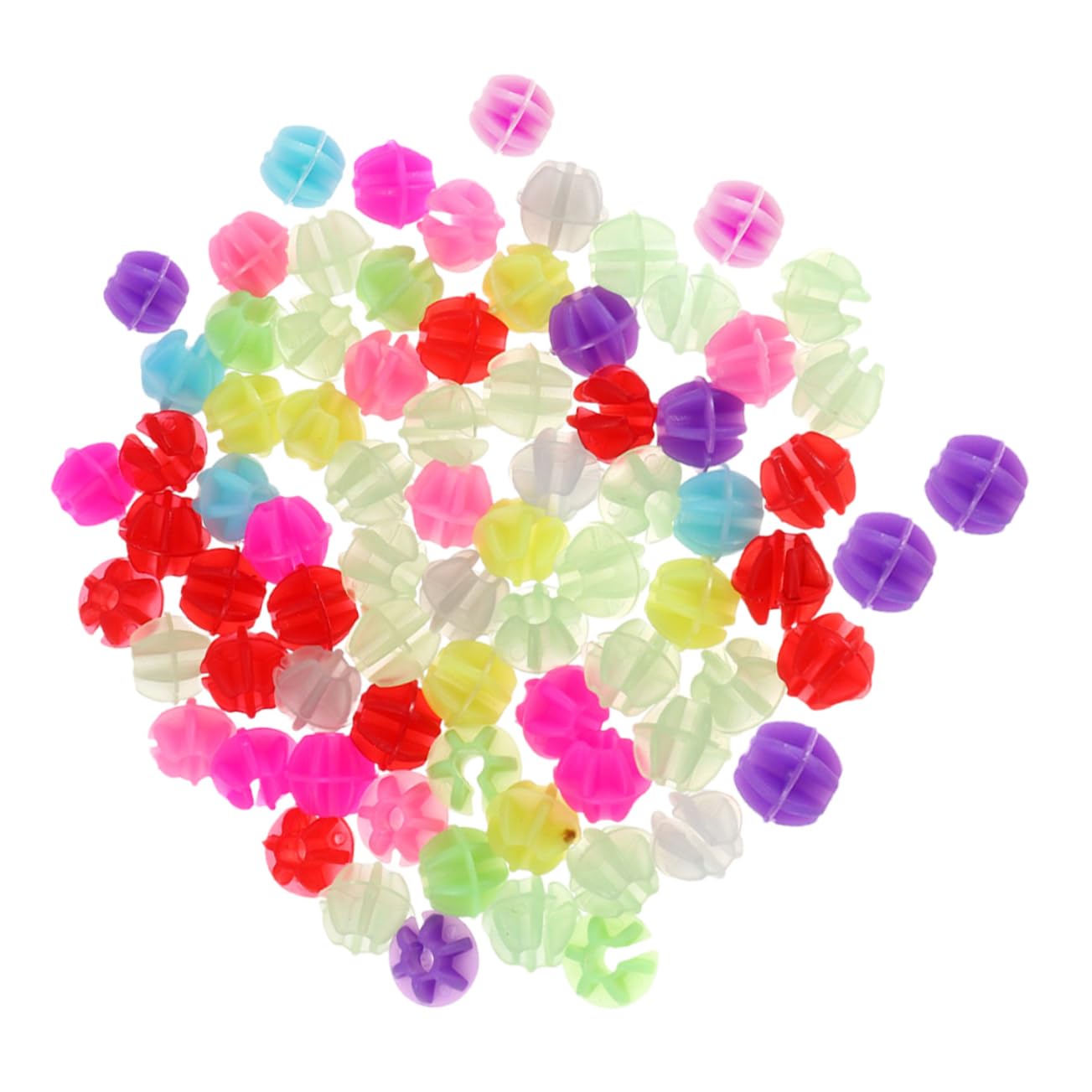 BRIGHTFUFU 180Pcs Luminous Bike Spoke Beads Colorful Plastic Clip Decorations for Bicycle Wheels Easy to Install Spoke Accessories for Adults Durable and Vibrant Bike Hub Decor