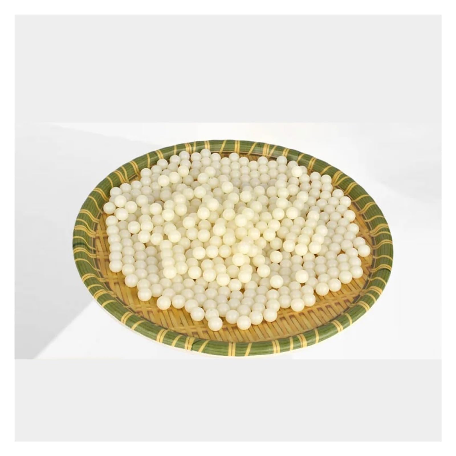 ZHGUIMING 1 à 100 billes en plastique nylon blanc PA66, billes en plastique solides de 2,5/6/10/15/20/25/30/40/50 mm, billes de précision(30mm(5pcs))