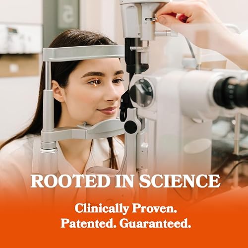 Miniatura 3 de DAIKEN Suplementos de luteína y zeaxantina, fórmula inspirada en AREDS 2 con astaxantina, bayas de maqui, arándano, aceite de linaza y vitamina E,