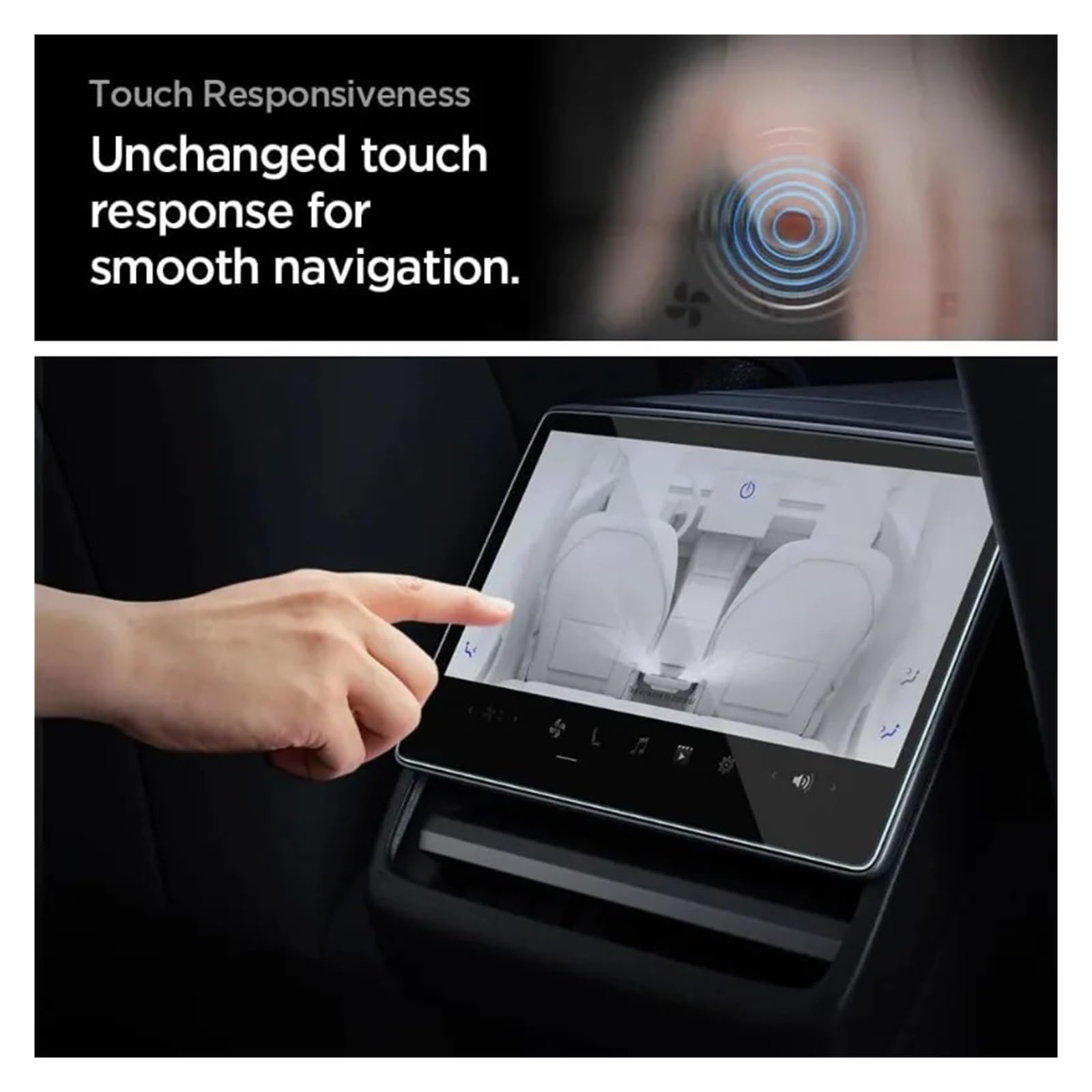 Protector De Pantalla Vidrio Templado Para Tesla Para Model Para Y 2025 Juniper Highland, Táctil 15.4" Trasera 8" Protector pantalla cristal templado