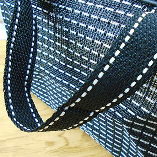 TOPBATHY Bolsa de banho de fitness multifuncional com alça de malha e zíper para banho, bolsa organi