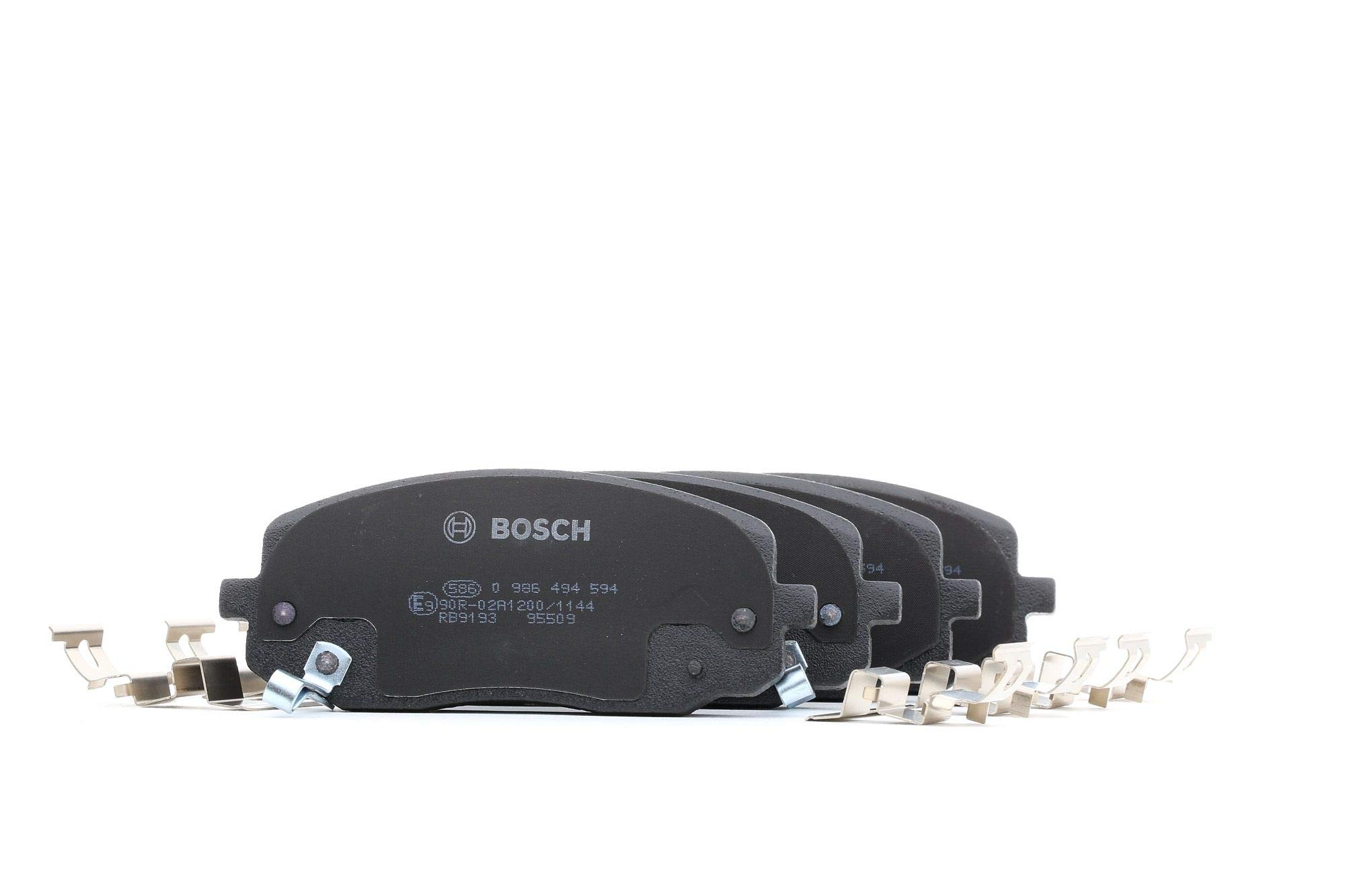 Plaquettes De Frein Avant Bosch BP1459 - Qualité Premium, Silencieuses, Faible Poussière - Certifiées ECE-R90, Sans Cuivre - Jeu De 4