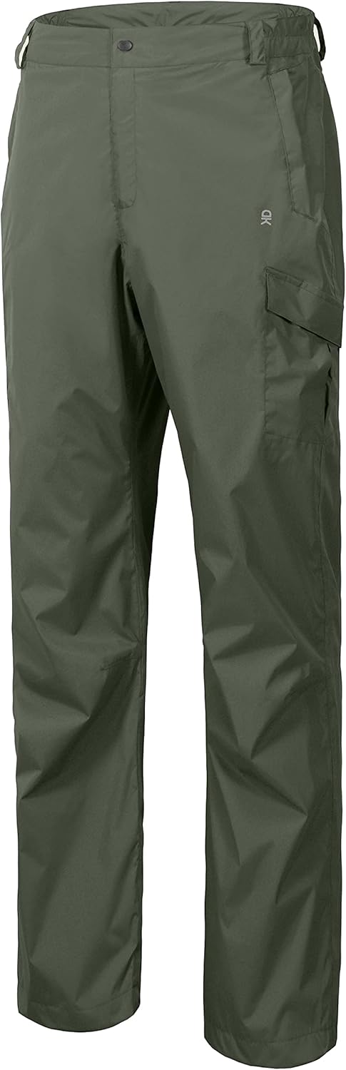 Little Donkey Andy Men's Lightweight Waterproof Rain Pants Breathable Golf Hiking Pants : Sports & Outdoors