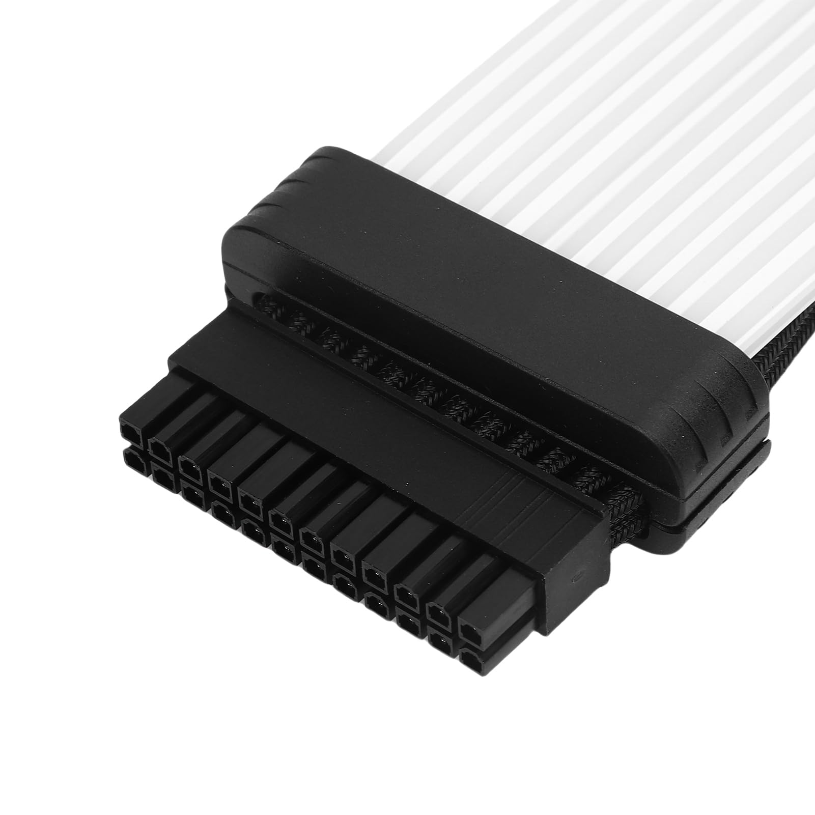 Ejoyous Kabel Zasilający ARGB do Komputera PC, Tkana Lina Silikonowa Kabel Zasilacza ARGB, Efekt świetlny Meteorytu 120 LED 24-pinowa Płyta Główna 8-pinowa Karta Graficzna do Modowania Obudowy