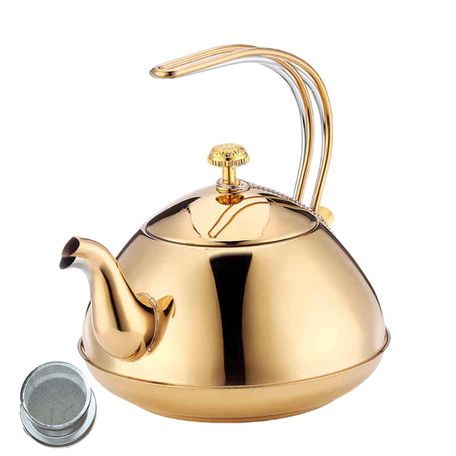 Elnwnnkc Practical 1.5L Capacity Boiling Pots Resistant Materials Boiling Water Pots Suitable for Induction Cooktops Fast Heating Teapot