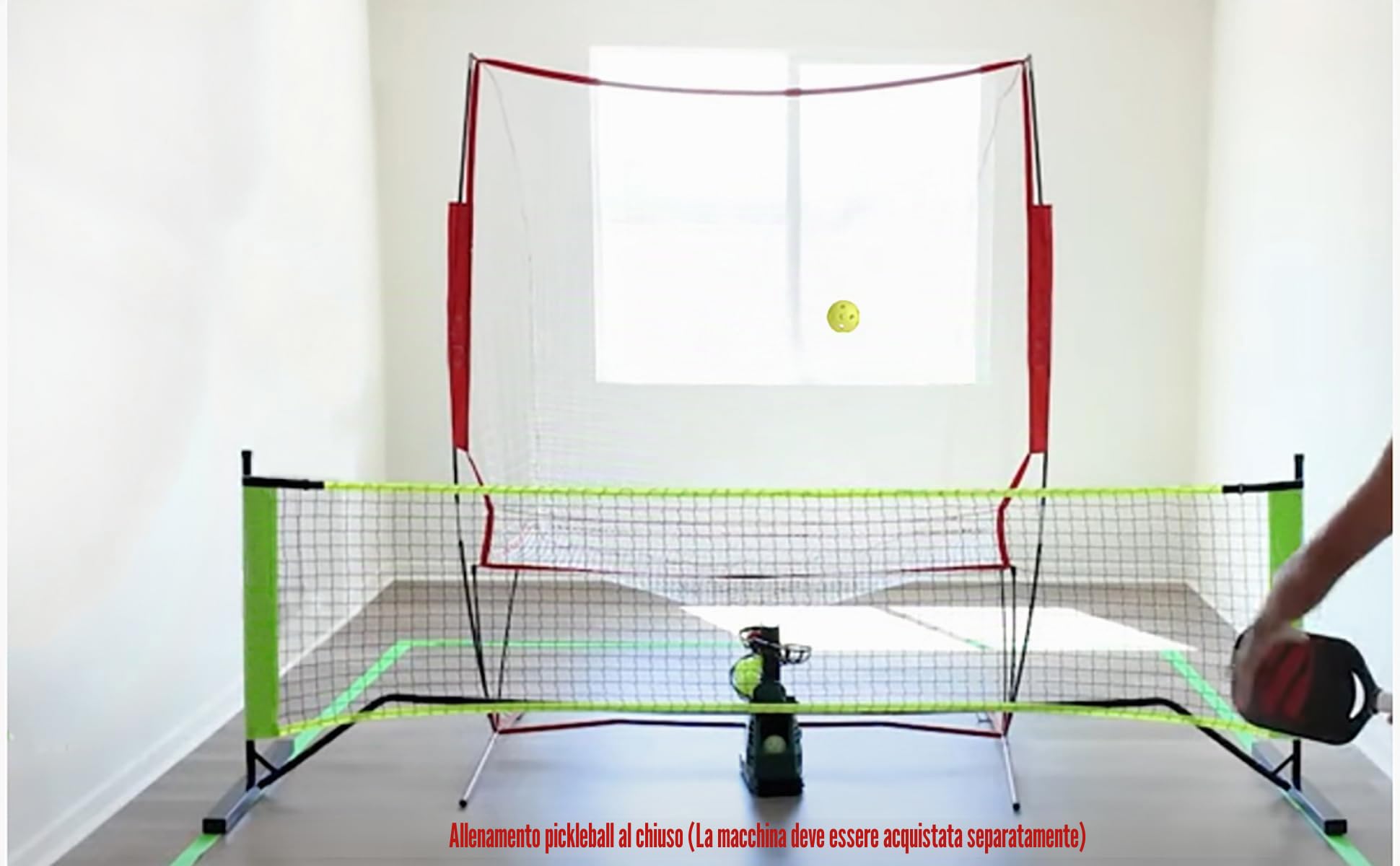 Reti della macchina da tennis (10lb) Un genere di rete adatto a palle da tennis e cricket; portatile e facile da smontare; adatto per esercizi di lancio in soggiorno, garage e ufficio