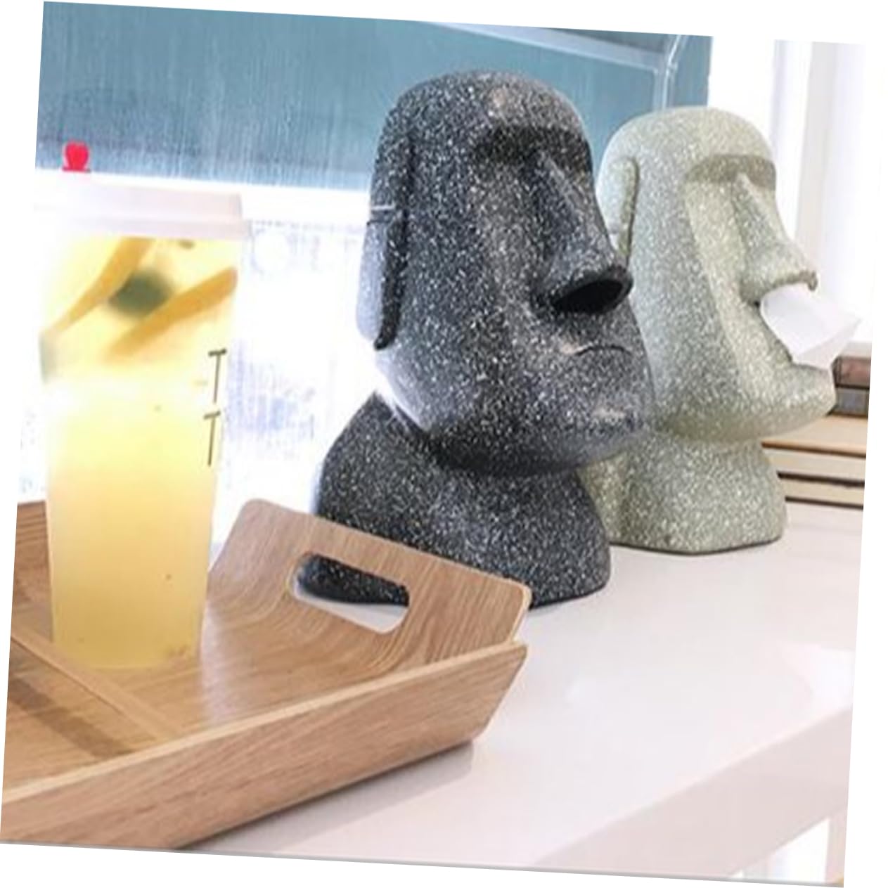 Portafazzoletti Creativo a Forma di Easter in Resina per Casa | Contenitore per Fazzoletti, Finitura Chic Semplice Raffinata, Stile Classico Tocco Moderno