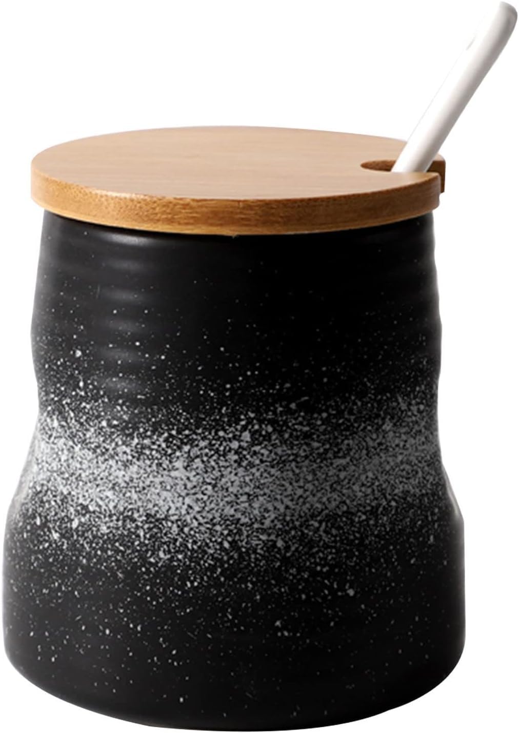 EPASHA Sucrier,Sucrier avec Couvercle et Cuillère, Pot de Stockage de Sucre, Pot à Sucre, Pot à Épices for Récipient à Sucre, Pot d'Assaisonnement for Pot de Sel de Sucre-c-340ml (Color : B)
