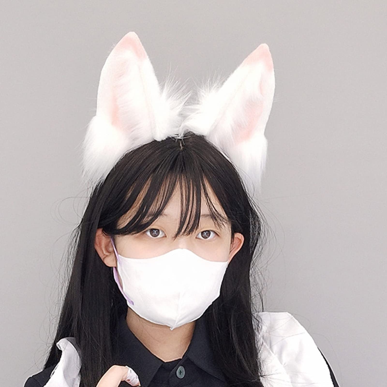 Gorro de oreja de personaje de anime para adolescentes, | Diadema eléctrica recargable, diadema de personaje de anime para fiesta de Pascua, Halloween, cosplay,