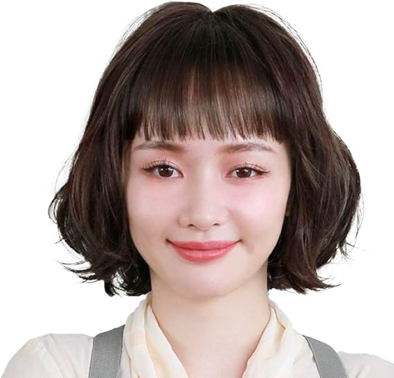 Amazon プリシラ ウィッグ フルウィッグ オールウィッグ ロリポップウェーブボブ ウェーブボブ ボブ ショート ウェーブ パーマ レディース 女性用 かつら 耐熱 ナチュラル ふんわり ゆるふわ A 705 ヘアネット付き ダークココア フルウィッグ 通販