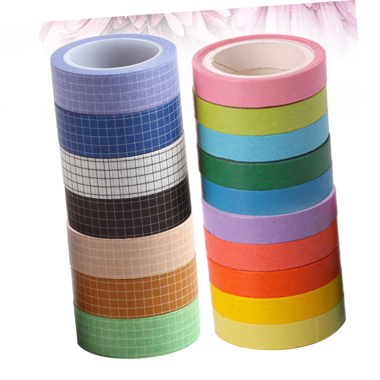 STOBOK 3sets Washi Masking Tape Dekoratives Klebeband Für Scrapbook Planer Handwerk Tagebuch 17pcs * 3