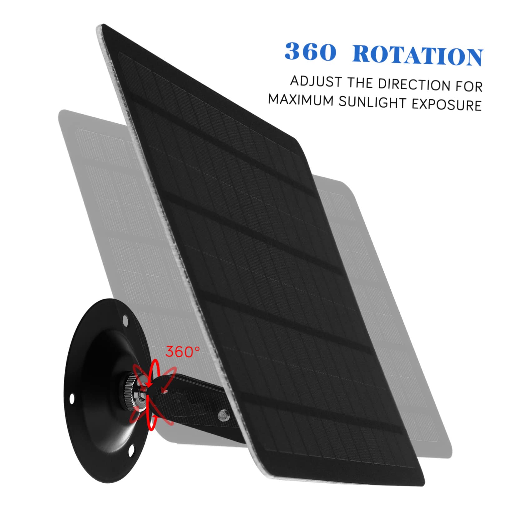 Pannello Solare Monocristallino da Parete 20 W per Telecamere
