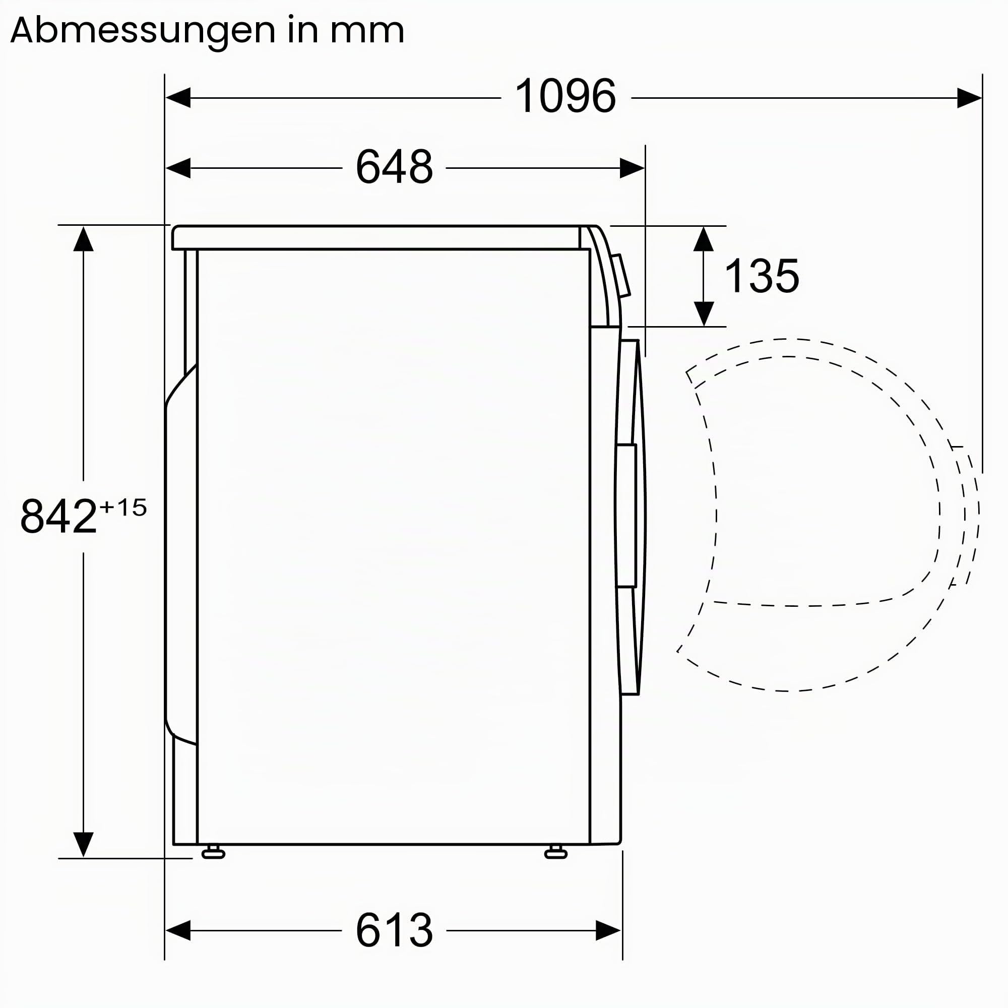 Bosch WQG245D0IT Serie 6, intelligenter Trockner mit Wärmepumpe, 9 kg, Energieklasse C, selbstreinigender Kondensator, Wollkorb, intelligente Trocknungssensoren, Weiß, 60 cm