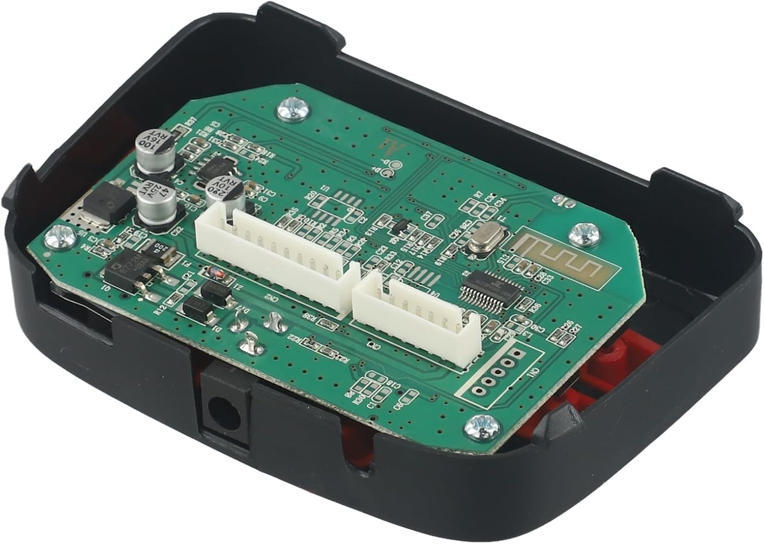 12V 24V Electric Vehicle Central Control Switch Panel Music Playback Power Display Speed Adjustment Controller for Baby Carriage Stroller Kids Ride On Car Electric Scooter(A 12V)