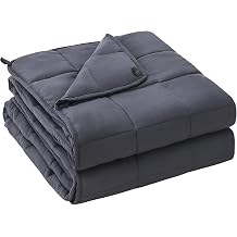 yescool Weighted Blanket for Adults (20 lbs, 60&rdquo; x 80&rdquo;, Grey) Cooling Heavy Blanket for Sleeping Perfect for 190-210 lbs, Queen Size Breathable Blanket with Premium Glass Bead, Machine Washable