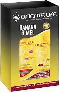 ORIENTE LIFE BANANA E MEL SHAMPOO + CONDICIONADOR HOME CARE 300ML CAIXA