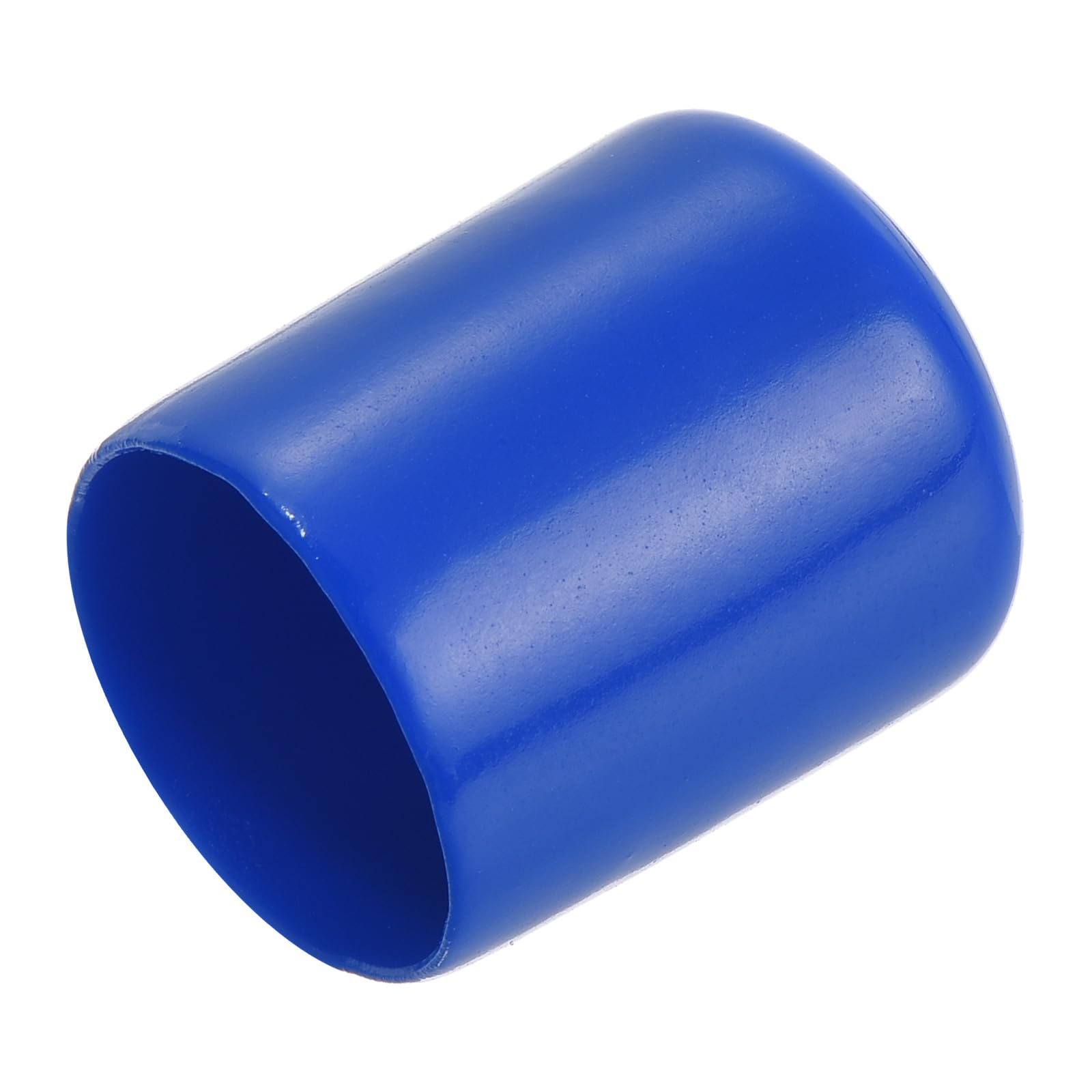 uxcell 20pcs Rubber End Caps 20mm ID Vinyl Round Tube Bolt Cap Cover Screw Thread Protectors Blue