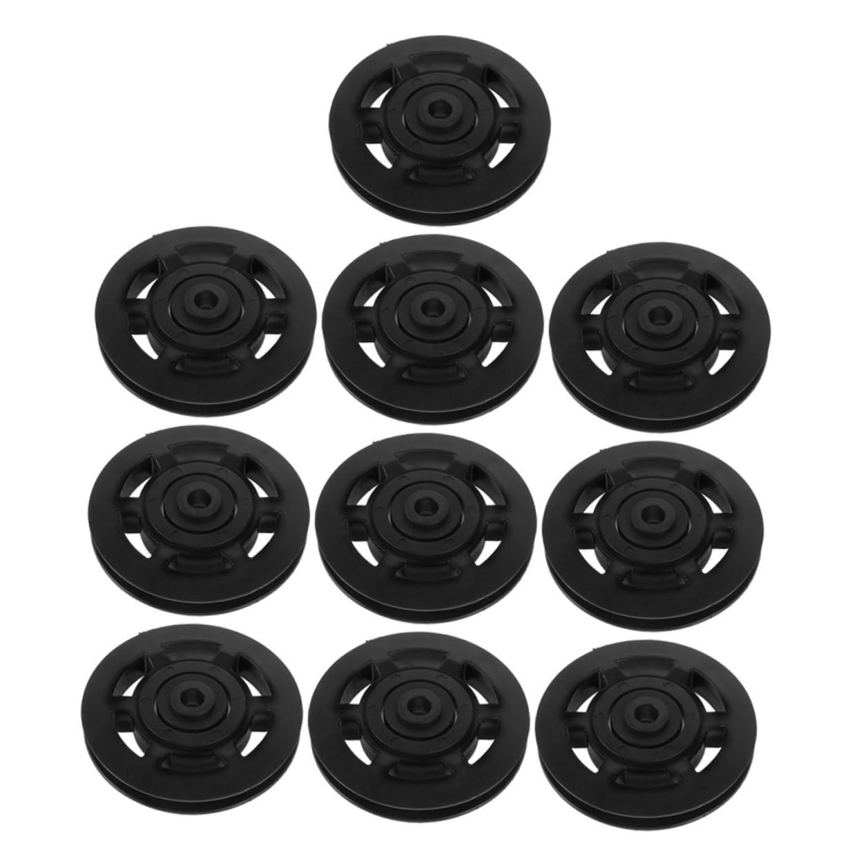 HEMOTON 10piezas Poleas De Ejercicio Resistente Abrasión para Equipos De Gimnasio Poleas De Rodamiento De Accesorios De Gimnasio para Casa