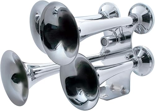 United Pacific 4 trompeta cromo cuerno de tren - Servicio estándar, 46130