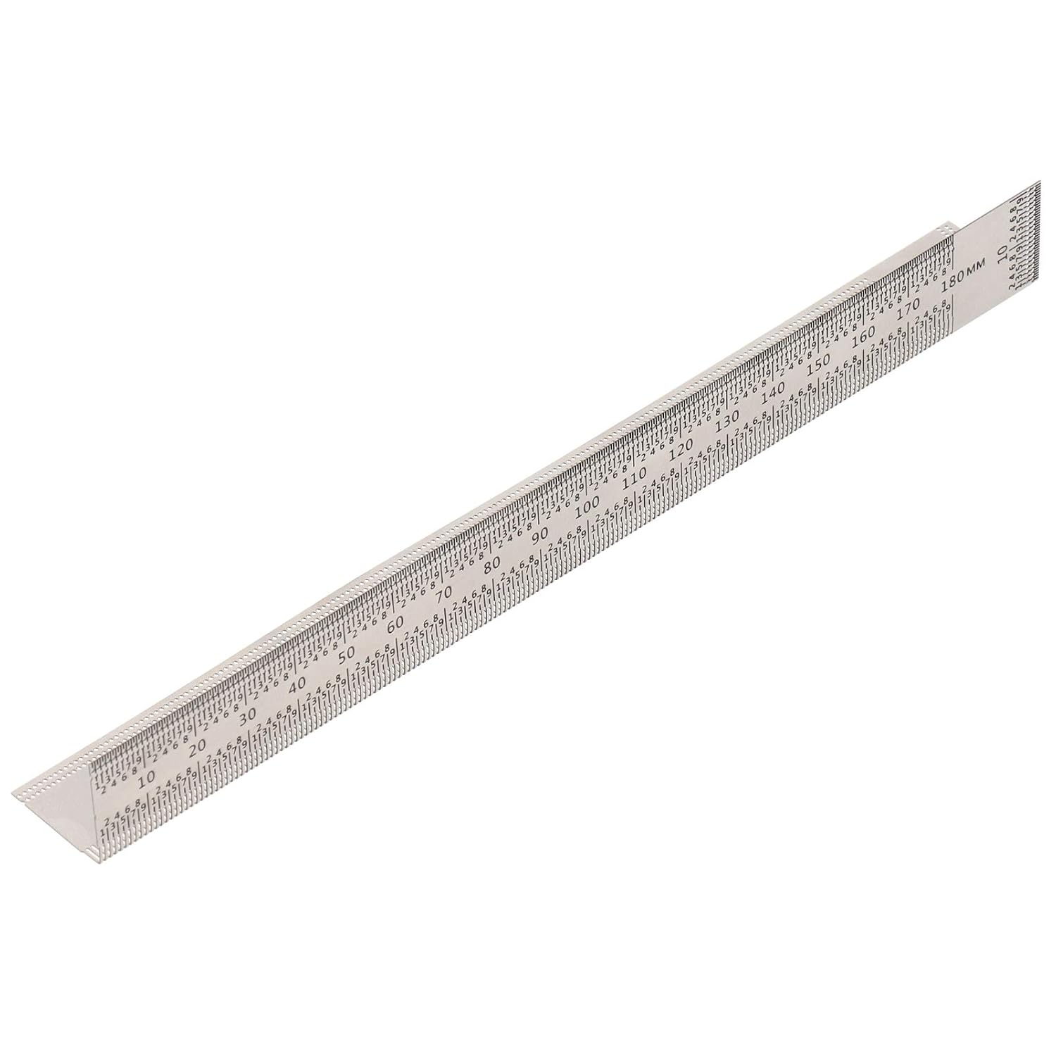 Woodworking Scribing T Ruler, CNC Stainless Steel T Type Ruler Measuring Tool with Mechanical Pencil and Refill, Carpentry Marking Measuring Square for Woodworking Construct