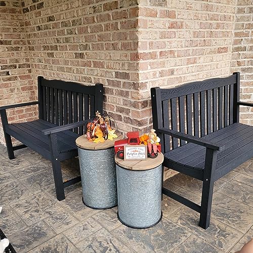 image for Stoog Outdoor Bench, 2-Person Garden Benches for Outdoors, All-Weather