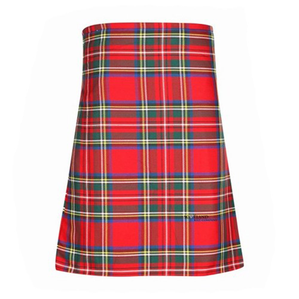 Scottish Tartan Wedding 5 Yard Acrylic Kilt - Pride of Scotland - Smart Casual, Adjustable Buckle Durable Comfortable Kilt