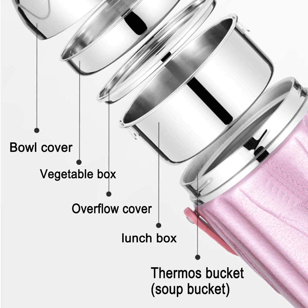 XACIOA Bouteille D'eau En Acier Inoxydable Avec Paille –pour Boissons Chaudes/froides 500/750