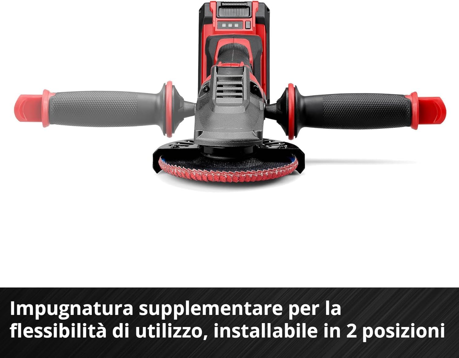Smerigliatrice angolare a testa piatta Einhell Professional TP-AG 18/125 F Li BL-Solo Power X-Change (18 V, 700 W, disco Ø 125 mm, prof. 33 mm, brushless, incl. accessorio, batteria esclusa)